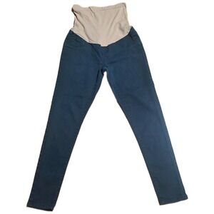Motherhood Secret Fit Belly Maternity Jeans Women's Size M Blue Dark Wash
